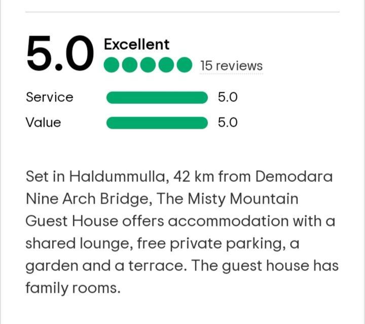 The Misty Mountain Guest House Haldummulla Exterior photo